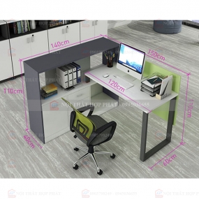 Bàn Làm Việc Chân Sắt BLVCS027 