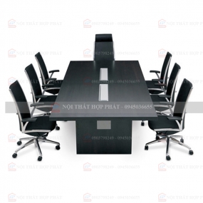 Combo Bàn Họp CBBHG001-Bàn họp gỗ kèm nắp hộp điện