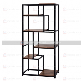 Tủ Sách - Kệ Sách - Kệ Trang Trí Sắt KTTS003