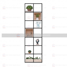 Tủ Sách - Kệ Sách - Kệ Trang Trí Sắt KTTS004