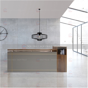 Quầy Lễ Tân Cao QLTCG014 - Quầy Lễ Tân, Quầy Tiếp Tân, Quầy Khách Sạn, Quầy Thu Ngân