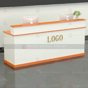 Quầy Lễ Tân Cao QLTCG027 - Quầy Lễ Tân, Quầy Tiếp Tân, Quầy Khách Sạn, Quầy Thu Ngân