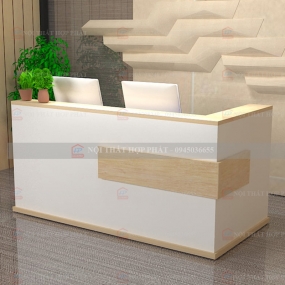 Quầy Lễ Tân Cao QLTCG038 - Quầy Lễ Tân, Quầy Tiếp Tân, Quầy Khách Sạn, Quầy Thu Ngân