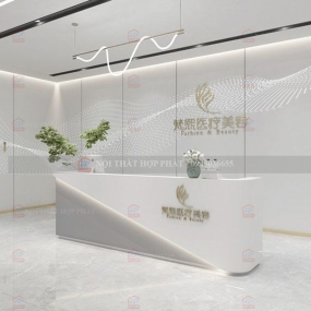 Quầy Lễ Tân Cao QLTCG042 - Quầy Lễ Tân, Quầy Tiếp Tân, Quầy Khách Sạn, Quầy Thu Ngân
