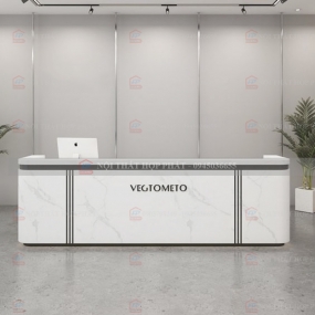 Quầy Lễ Tân Cao QLTCG044 - Quầy Lễ Tân, Quầy Tiếp Tân, Quầy Khách Sạn, Quầy Thu Ngân