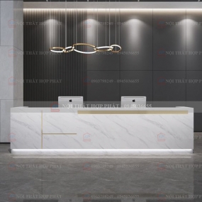 Quầy Lễ Tân Cao QLTCG045 - Quầy Lễ Tân, Quầy Tiếp Tân, Quầy Khách Sạn, Quầy Thu Ngân