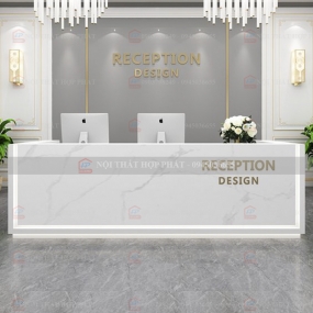Quầy Lễ Tân Cao QLTCG047 - Quầy Lễ Tân, Quầy Tiếp Tân, Quầy Khách Sạn, Quầy Thu Ngân