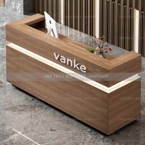 Quầy Lễ Tân Cao QLTCG051 - Quầy Lễ Tân, Quầy Tiếp Tân, Quầy Khách Sạn, Quầy Thu Ngân