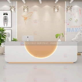 Quầy Lễ Tân Cao QLTCG065 - Quầy Lễ Tân, Quầy Tiếp Tân, Quầy Khách Sạn, Quầy Thu Ngân