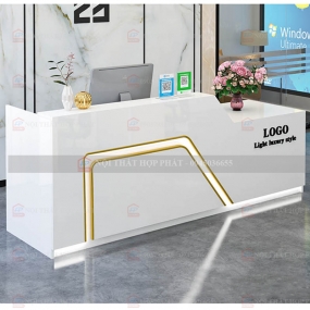 Quầy Lễ Tân Cao QLTCG067 - Quầy Lễ Tân, Quầy Tiếp Tân, Quầy Khách Sạn, Quầy Thu Ngân