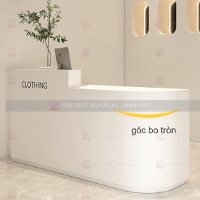 Quầy Lễ Tân Cao QLTCG069 - Quầy Lễ Tân, Quầy Tiếp Tân, Quầy Khách Sạn, Quầy Thu Ngân