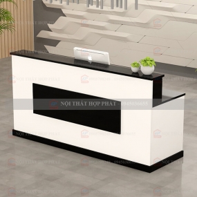 Quầy Lễ Tân Cao QLTCG073 - Quầy Lễ Tân, Quầy Tiếp Tân, Quầy Khách Sạn, Quầy Thu Ngân