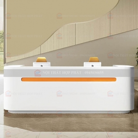 Quầy Lễ Tân Cao QLTCG075 - Quầy Lễ Tân, Quầy Tiếp Tân, Quầy Khách Sạn, Quầy Thu Ngân