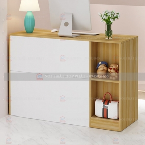 Quầy Thanh Toán QTTG016 - Quầy Thu Ngân Quán Cafe, Shop, Quầy Mini, Quầy Gỗ Đa Năng