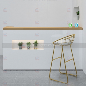 Quầy Thanh Toán QTTG018 - Quầy Thu Ngân Quán Cafe, Shop, Quầy Mini, Quầy Gỗ Đa Năng