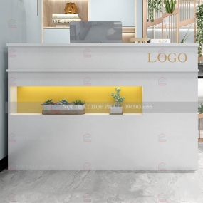 Quầy Thanh Toán QTTG019 - Quầy Thu Ngân Quán Cafe, Shop, Quầy Mini, Quầy Gỗ Đa Năng