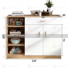 Tủ Giầy Hiện Đại Gỗ TGG013