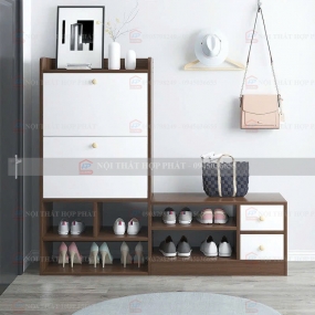 Tủ Giầy Hiện Đại Gỗ TGG039
