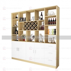 Tủ Rượu Trang Trí Gỗ Đẹp TRG011