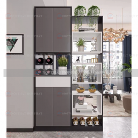 Tủ Rượu Trang Trí Gỗ Đẹp TRG013