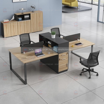 Bàn Làm Việc Chân Sắt BLVCS026 