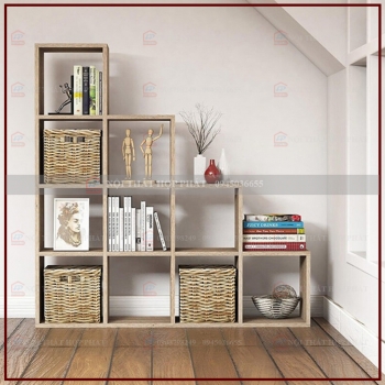 Tủ Sách - Kệ Sách - Kệ Trang Trí Gỗ KTTG006