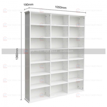 Tủ Sách - Kệ Sách - Kệ Trang Trí Gỗ KTTG036