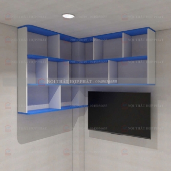 Tủ Sách - Kệ Sách - Kệ Trang Trí Gỗ KTTG038