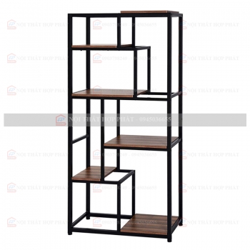 Tủ Sách - Kệ Sách - Kệ Trang Trí Sắt KTTS003