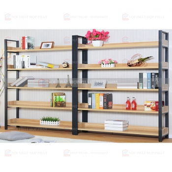 Tủ Sách - Kệ Sách - Kệ Trang Trí Sắt KTTS008