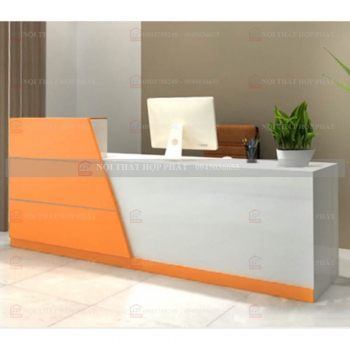 Quầy Lễ Tân Lệch QLTLG311 - Quầy Gỗ Hiện Đại, Quầy Thanh Toán, Quầy Thu Ngân, Trung Tâm Ngoại Ngữ