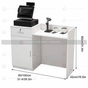 Quầy Lễ Tân Mini QLTMN026