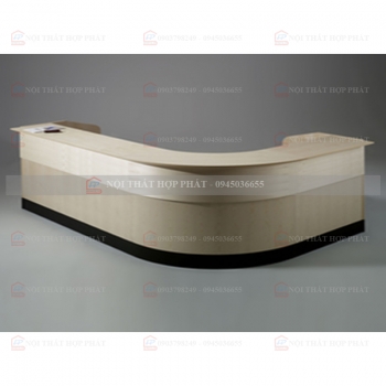 Quầy Lễ Tân Thấp QLTTG619 - Quầy Thu Ngân, Quầy Trung Tâm, Quầy Gỗ Công Nghiệp Hiện Đại
