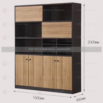 Tủ Hồ Sơ Tài Liệu Cao Gỗ THSCG015