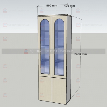 Tủ Trang Trí Gỗ TTTG022
