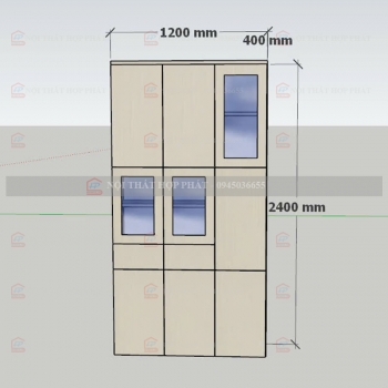 Tủ Trang Trí Gỗ TTTG023