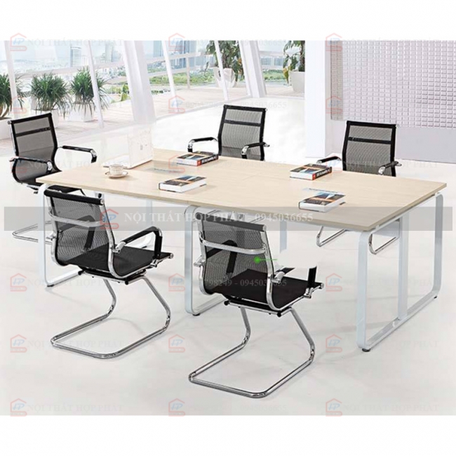 Bàn Họp Chân Sắt BHCS011