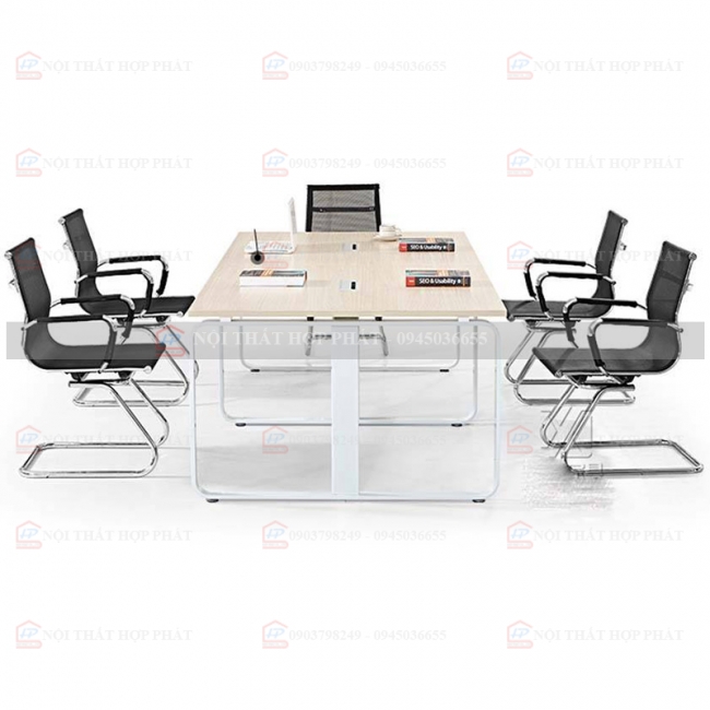 Bàn Họp Chân Sắt BHCS011