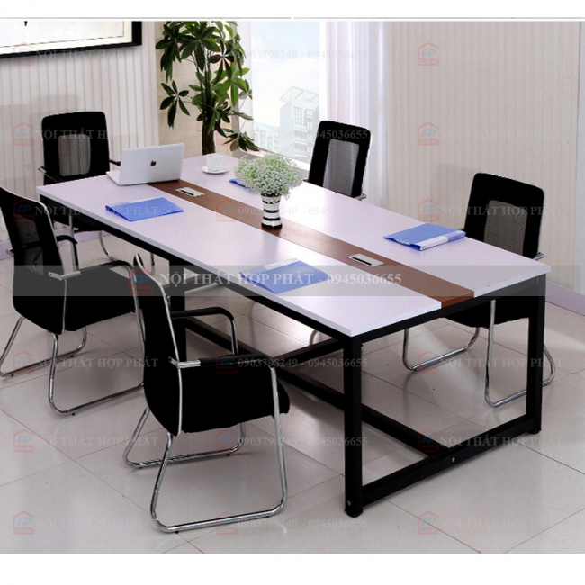 Bàn Họp Chân Sắt BHCS013