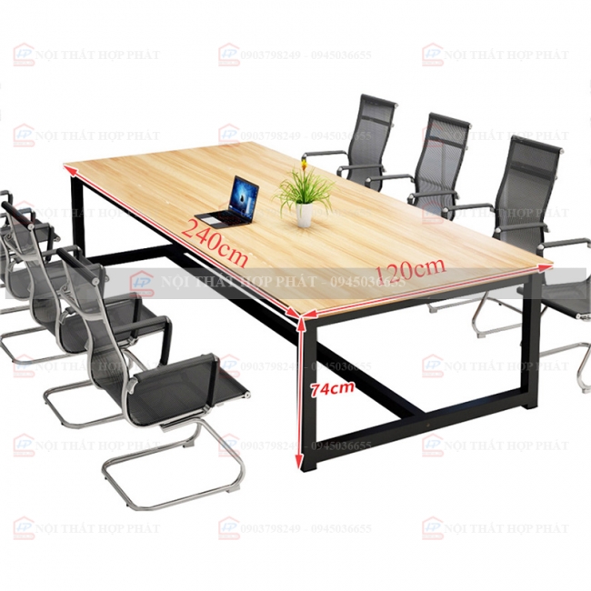 Bàn Họp Chân Sắt BHCS013