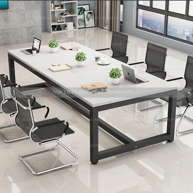 Bàn Họp Chân Sắt BHCS013