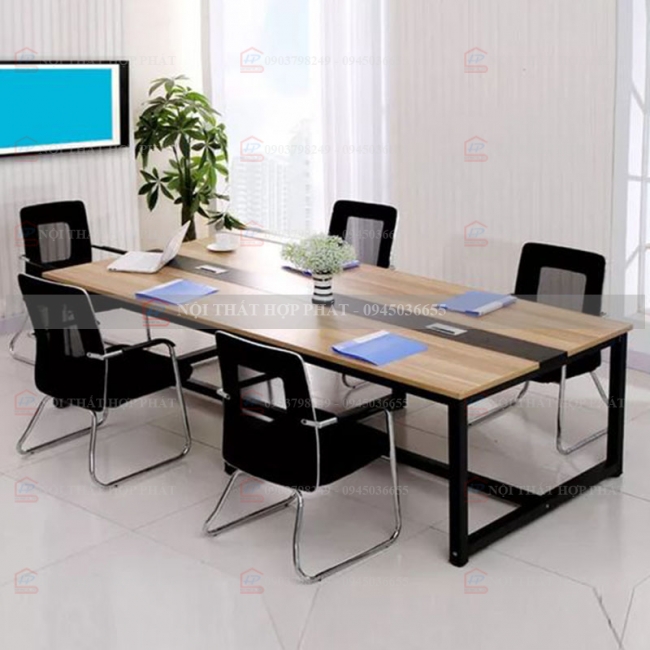 Bàn Họp Chân Sắt BHCS013
