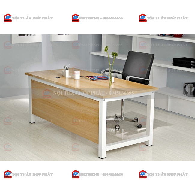 Bàn Làm Việc Chân Sắt BLVCS008 