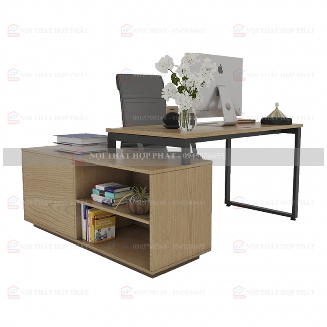 Bàn Làm Việc Chân Sắt BLVCS017 