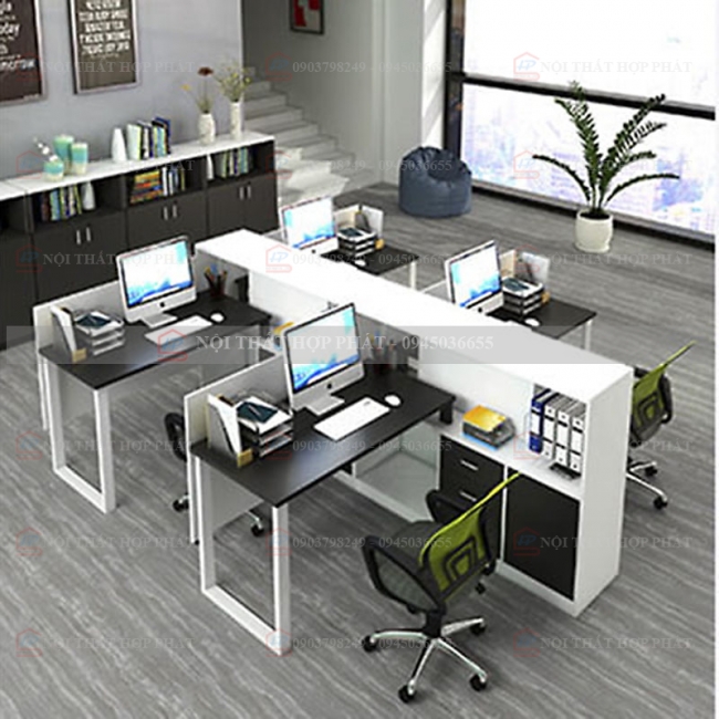 Bàn Làm Việc Chân Sắt BLVCS027 