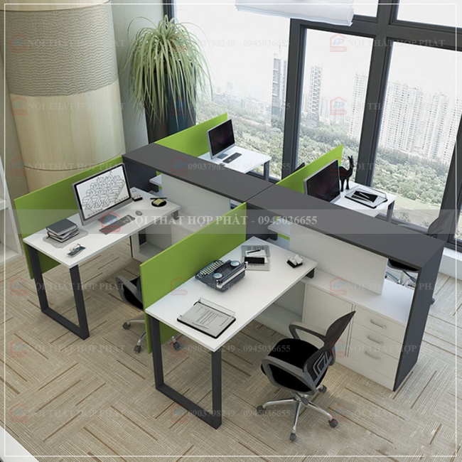 Bàn Làm Việc Chân Sắt BLVCS027 