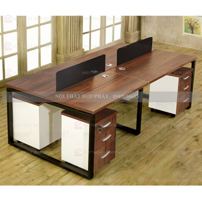 Bàn Làm Việc Chân Sắt BLVCS028 