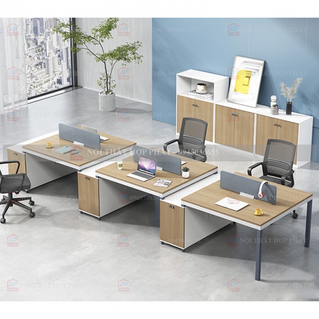 Bàn Làm Việc Chân Sắt BLVCS029 