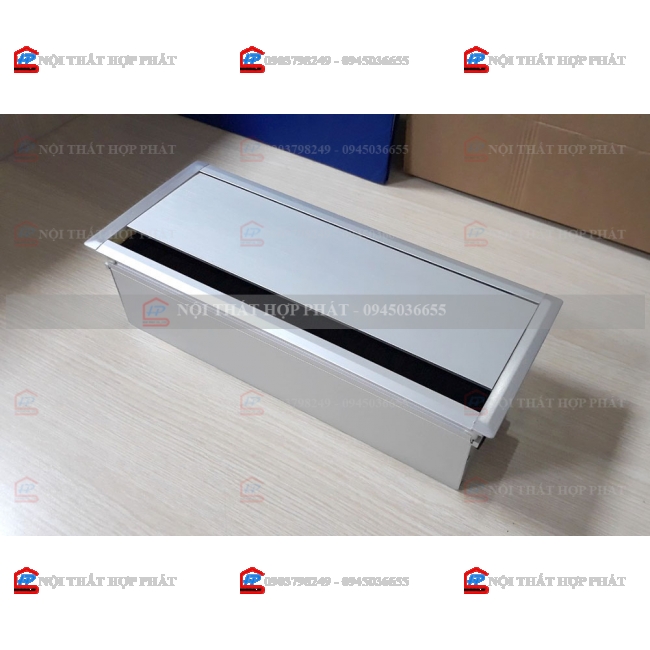 Combo Bàn Họp CBBHG001-Bàn họp gỗ kèm nắp hộp điện