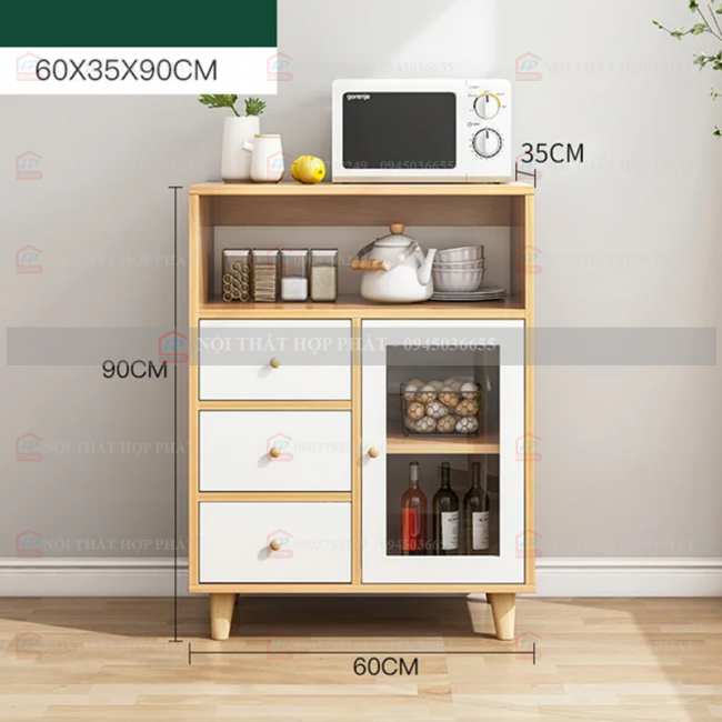 Kệ Bếp Gỗ KBG003